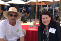 Craig Morton and Priscilla Kromnick at the 2015 Thousand Oaks Arts Festival