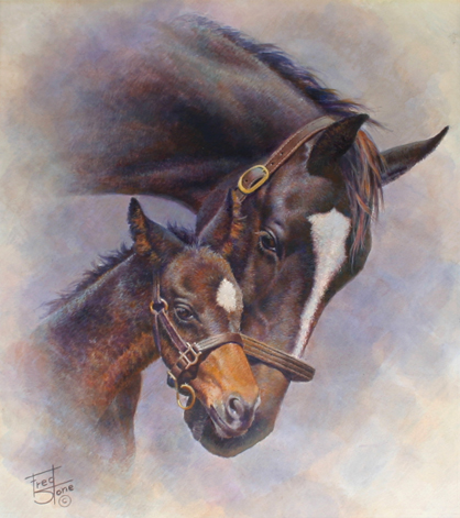"Zanyatta and Foal" by Fred Stone