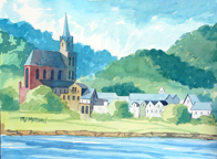 "Rhine Riiver Village" by Irv Morgan