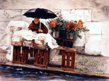 "Portugese Street Vendor I"  by Yoka